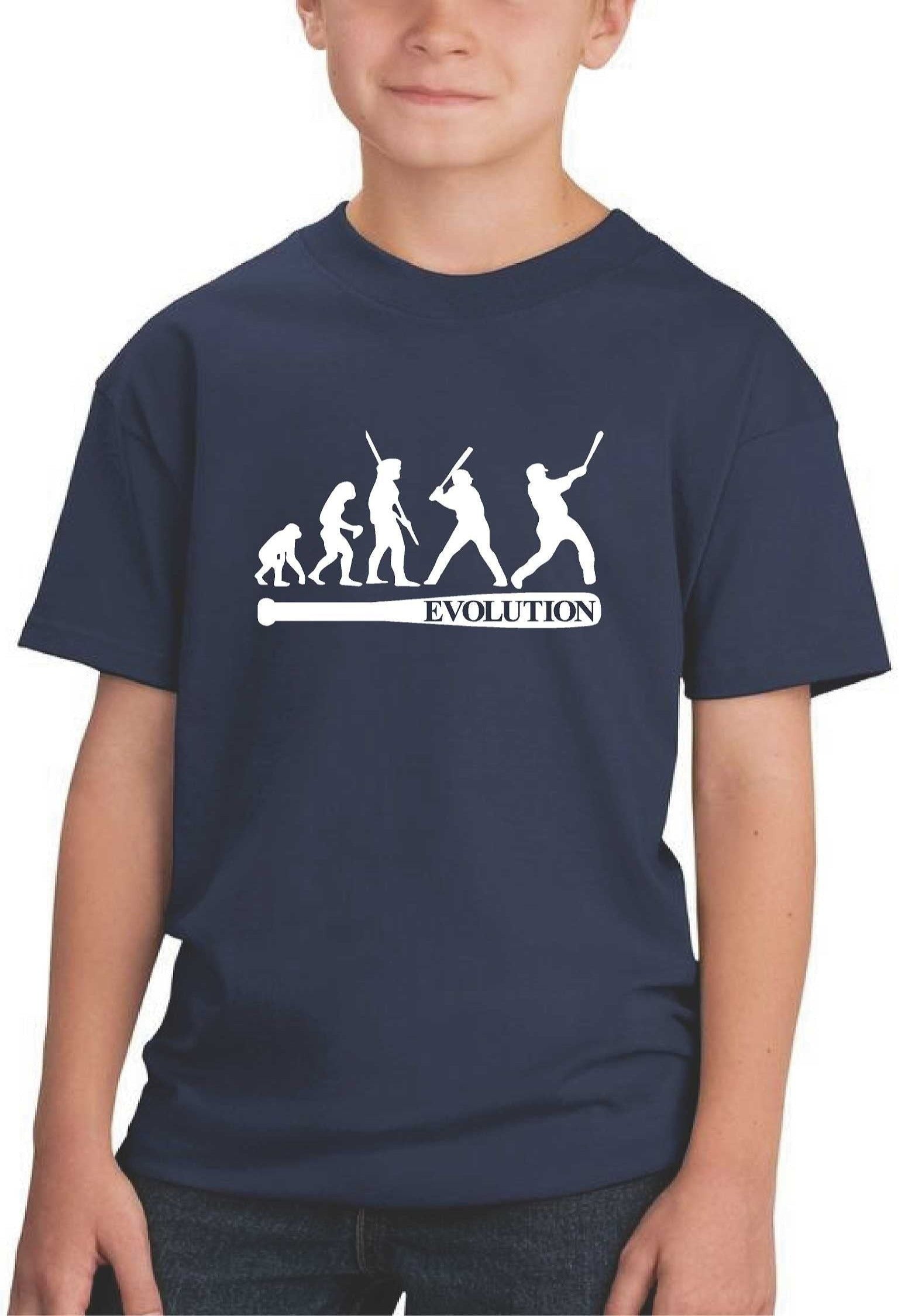 Boys Baseball Evolution Sports Shirts for Youth Sizes Red / XL