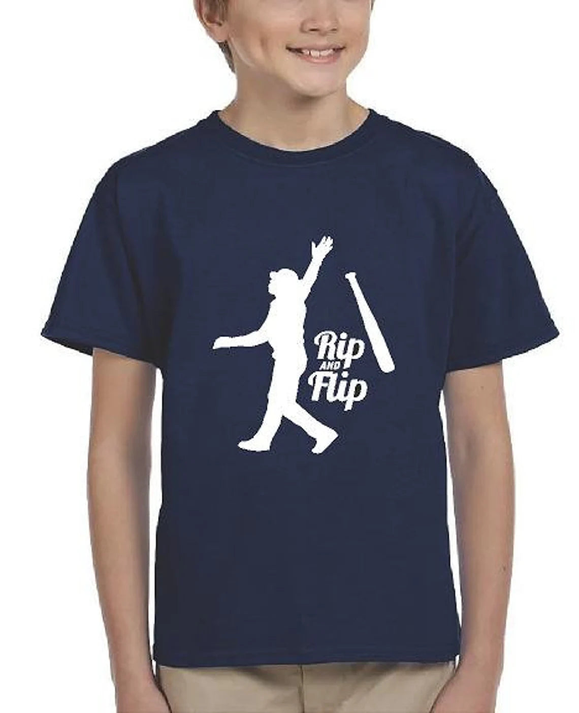 Baseball Shirts | Boys Graphic Baseball Tee L / Royal