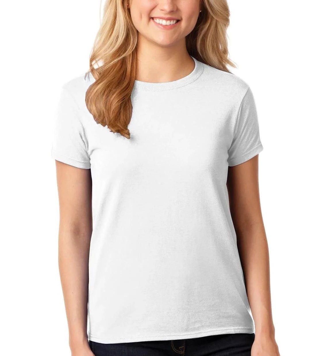 Gildan Women Shirt Cotton Women Shirts Womens Value Shirts Best Womens Classic Short Sleeve T-Shirt Blank All Color Black Shirts for Women White Shirt